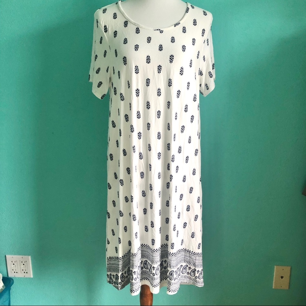 SUMMERY MIDI T-SHIRT DRESS